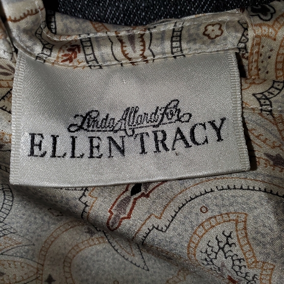 NWT Linda Allard for Ellen Tracy Womens Silk Blouse 6 - Picture 3 of 11